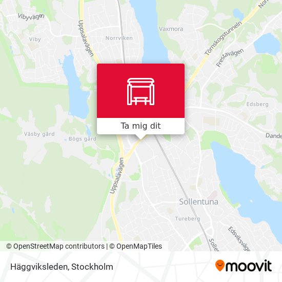 Häggviksleden karta