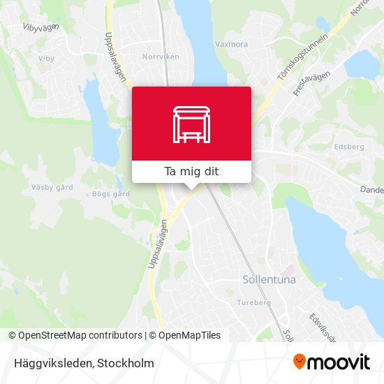 Häggviksleden karta