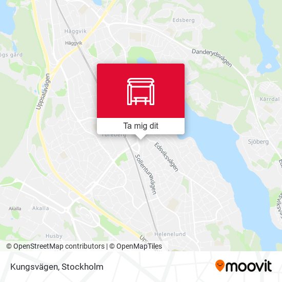 Kungsvägen karta