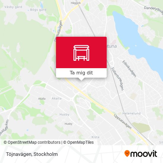 Töjnavägen karta