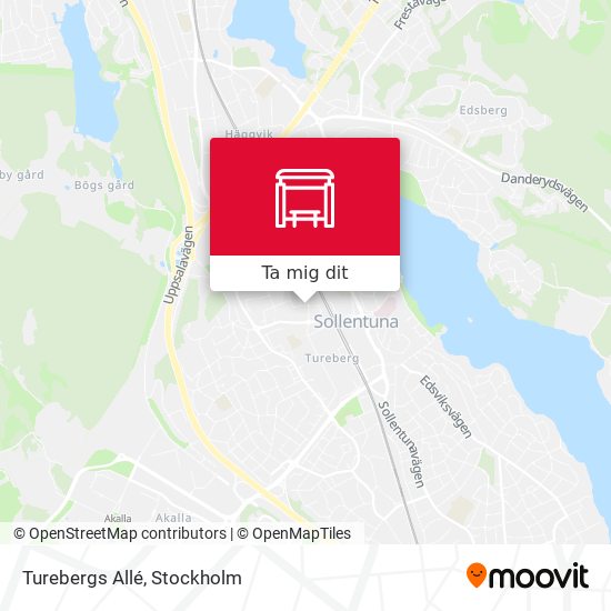 Turebergs Allé karta