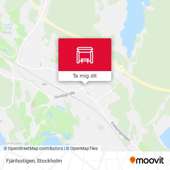 Fjärilsstigen karta