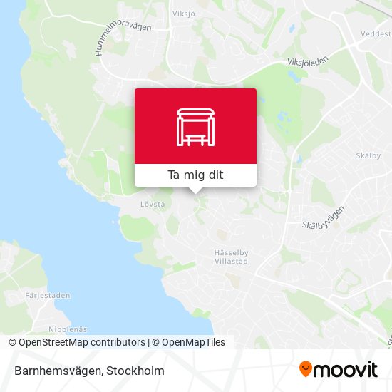 Barnhemsvägen karta