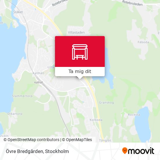 Övre Bredgården karta