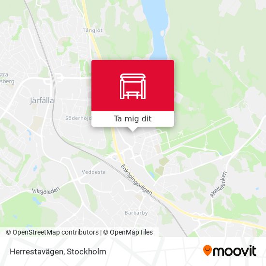 Herrestavägen karta