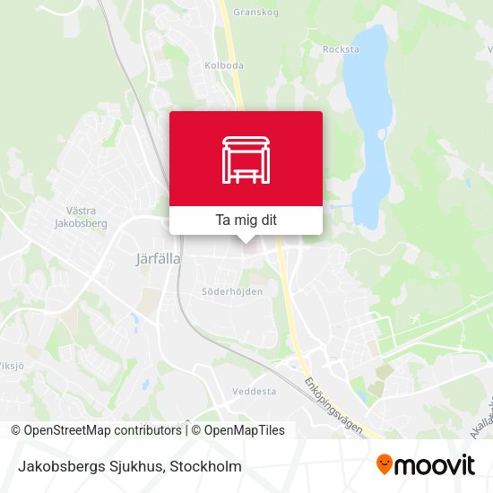 Jakobsbergs Sjukhus karta