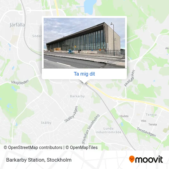 Barkarby Station karta