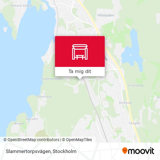 Slammertorpsvägen karta