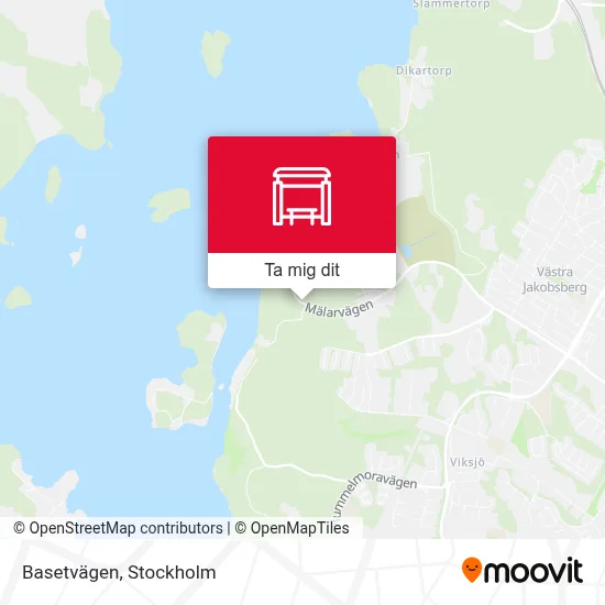 Basetvägen karta