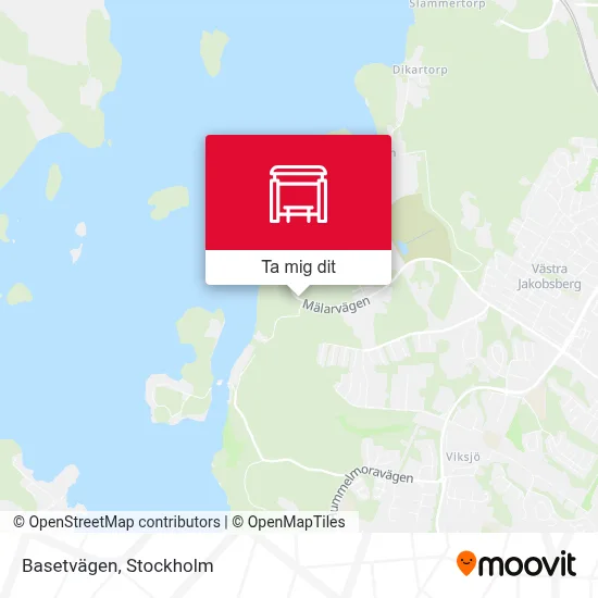 Basetvägen karta