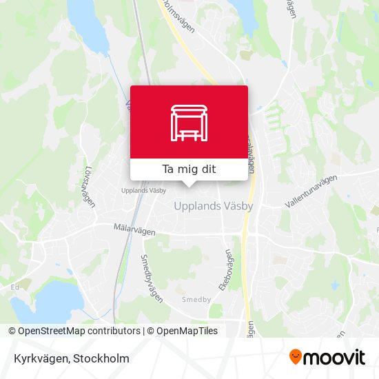 Kyrkvägen karta