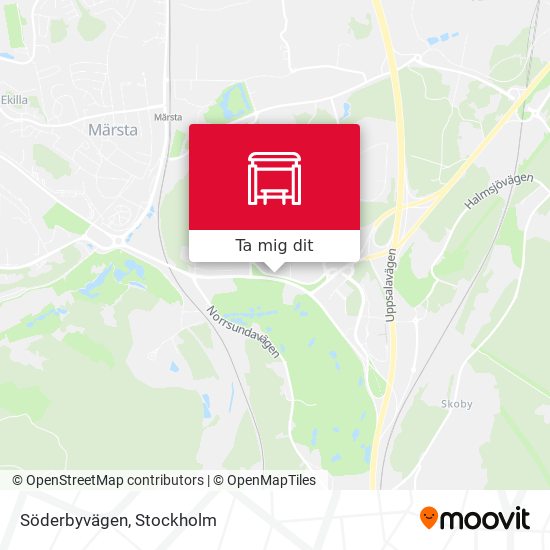 Söderbyvägen karta