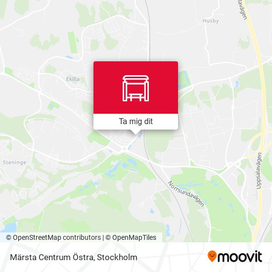 Märsta Centrum Östra karta