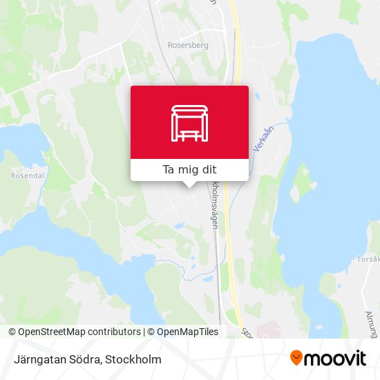 Järngatan Södra karta