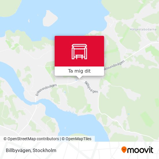 Billbyvägen karta