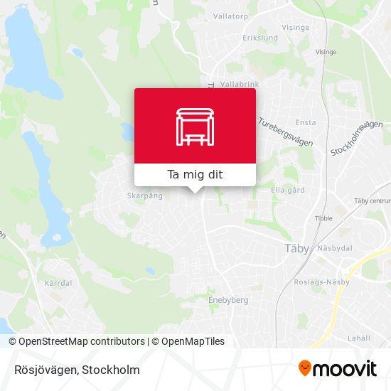 Rösjövägen karta