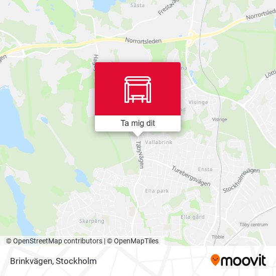 Brinkvägen karta