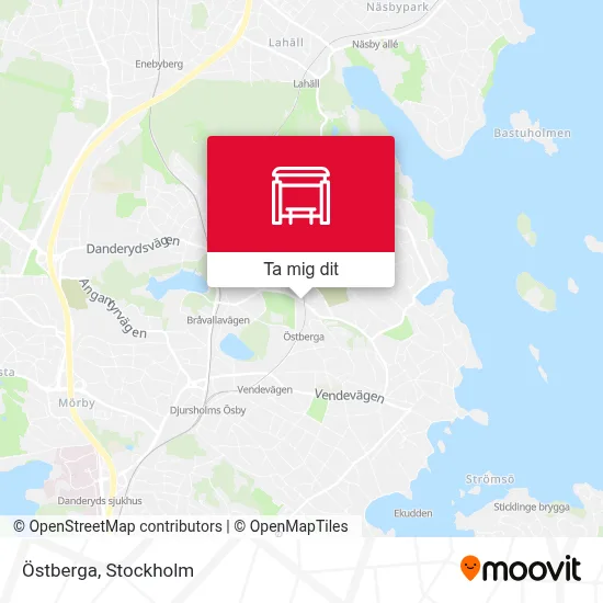 Östberga karta