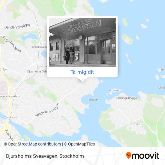 Djursholms Sveavägen karta