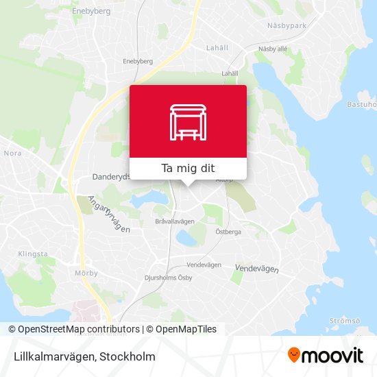 Lillkalmarvägen karta