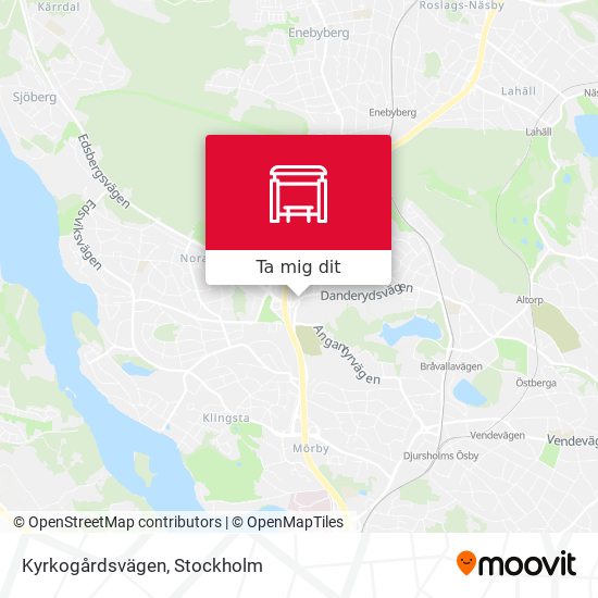 Kyrkogårdsvägen karta