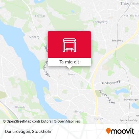 Danarövägen karta