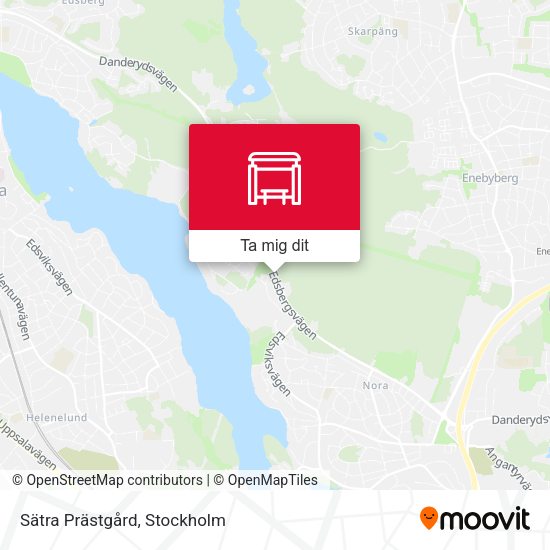 Sätra Prästgård karta