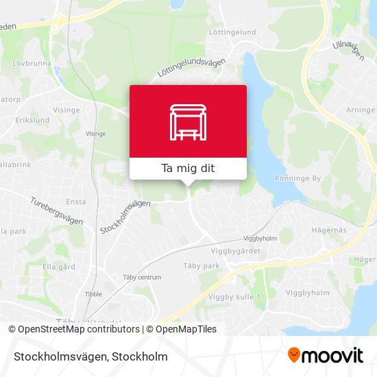 Stockholmsvägen karta