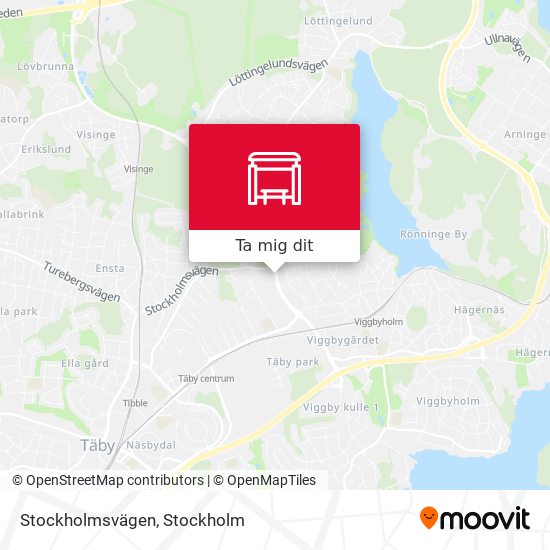 Stockholmsvägen karta