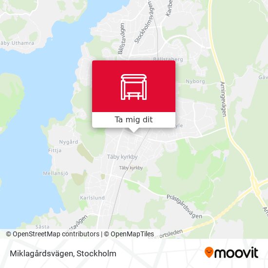 Miklagårdsvägen karta