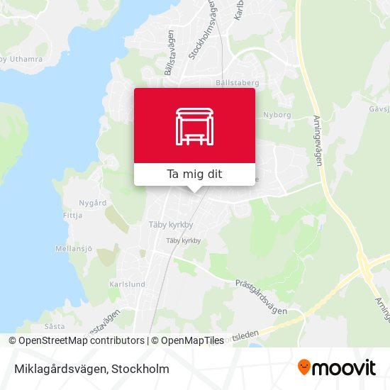 Miklagårdsvägen karta