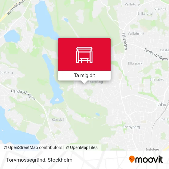 Torvmossegränd karta