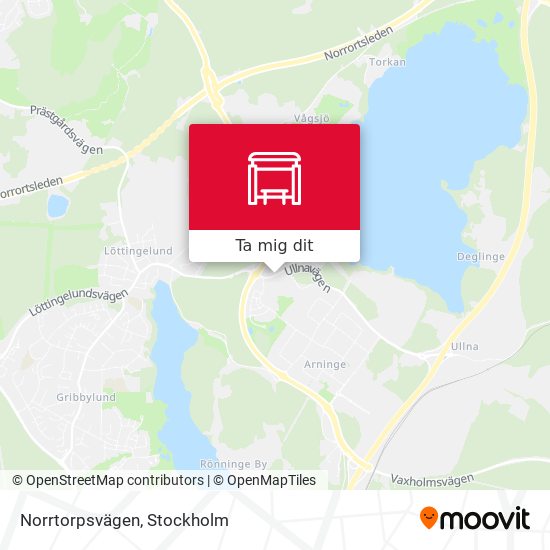 Norrtorpsvägen karta