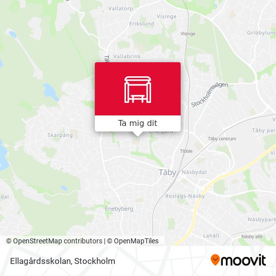 Ellagårdsskolan karta