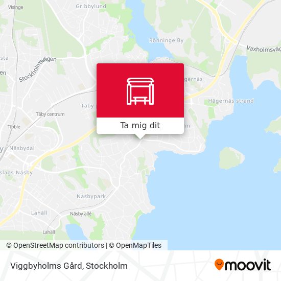 Viggbyholms Gård karta