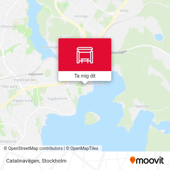 Catalinavägen karta