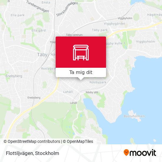 Flottiljvägen karta