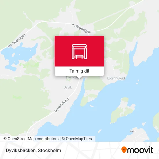 Dyviksbacken karta