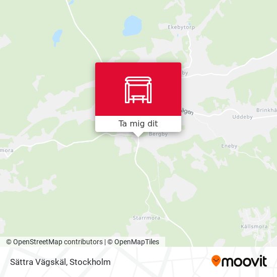 Sättra Vägskäl karta