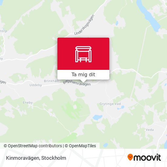 Kinmoravägen karta