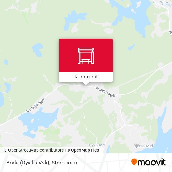 Boda (Dyviks Vsk) karta