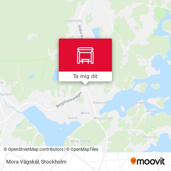 Mora Vägskäl karta
