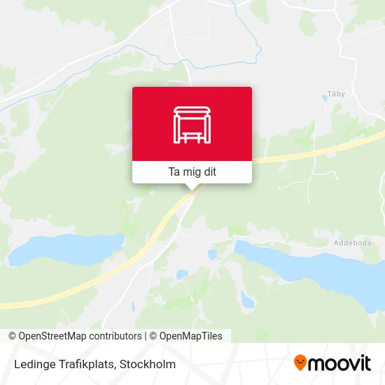Ledinge Trafikplats karta