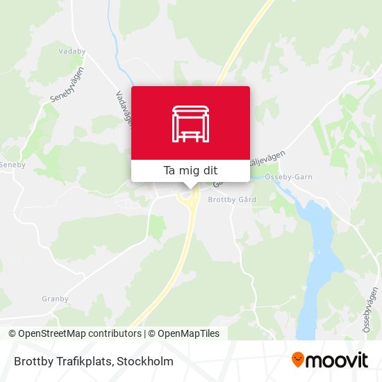 Brottby Trafikplats karta