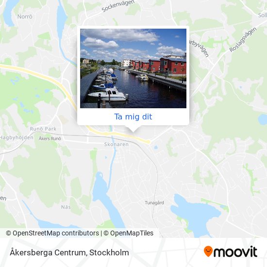 Åkersberga Centrum karta