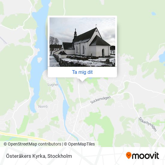 Österåkers Kyrka karta