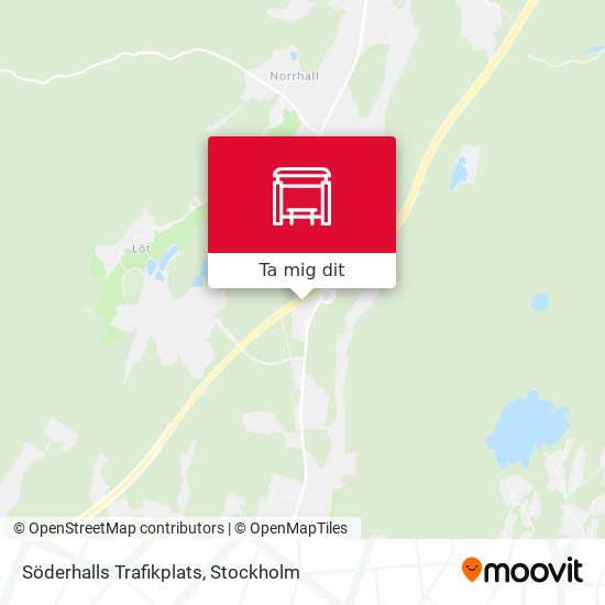 Söderhalls Trafikplats karta