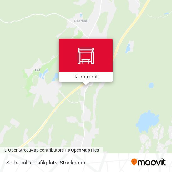 Söderhalls Trafikplats karta