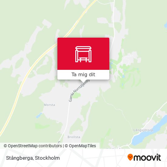 Stångberga karta