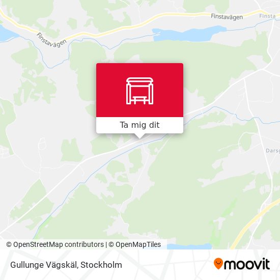 Gullunge Vägskäl karta